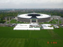 Olympia-Stadion vor dem Pokal-Endspie2010